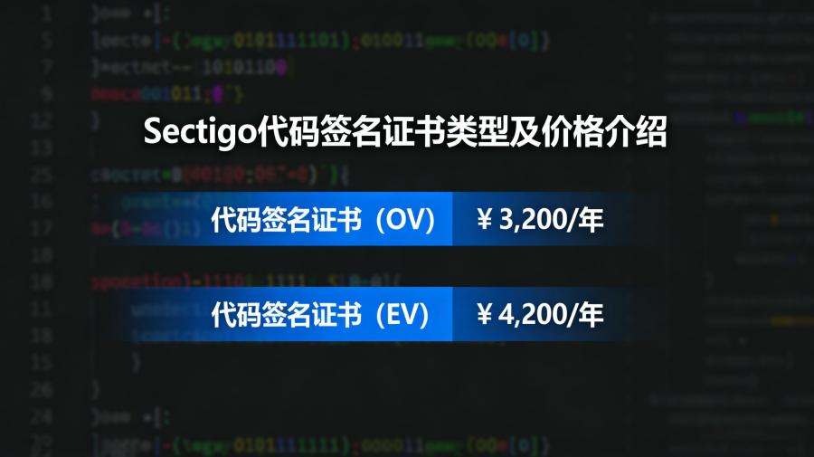 Sectigo代码签名证书