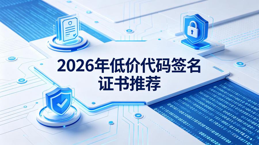 低价代码签名证书