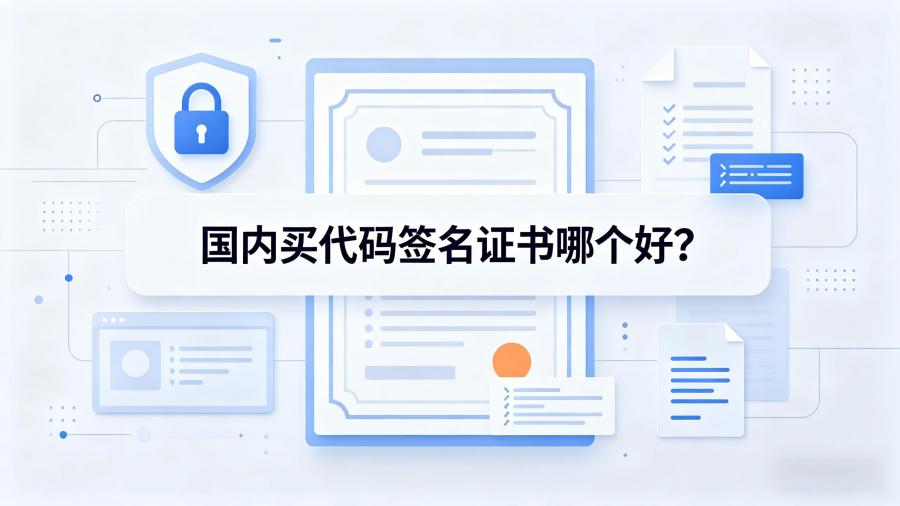 代码签名证书哪个好