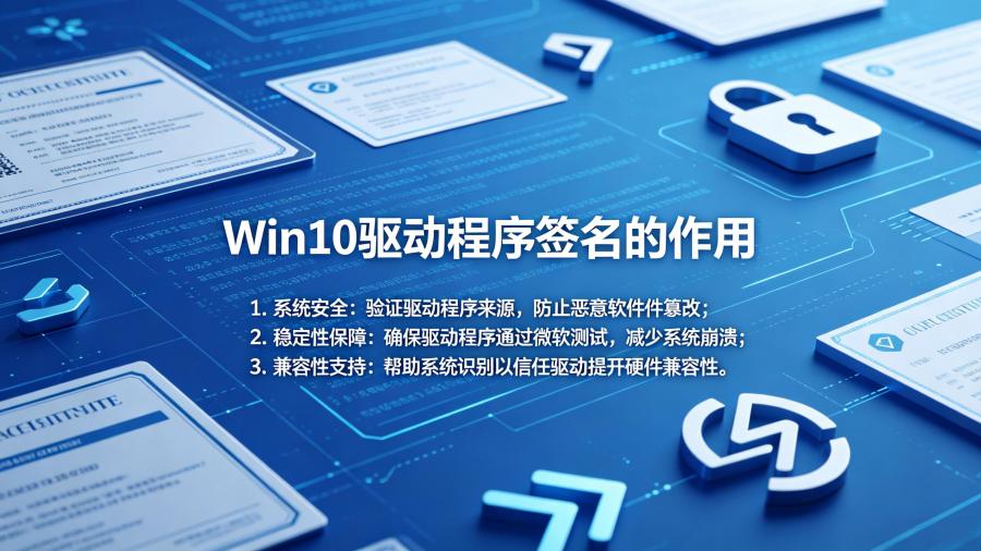 驱动程序签名有什么用