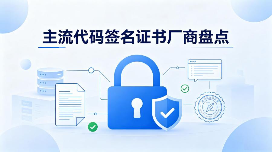 代码签名证书厂商