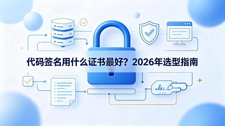 代码签名用什么证书最好