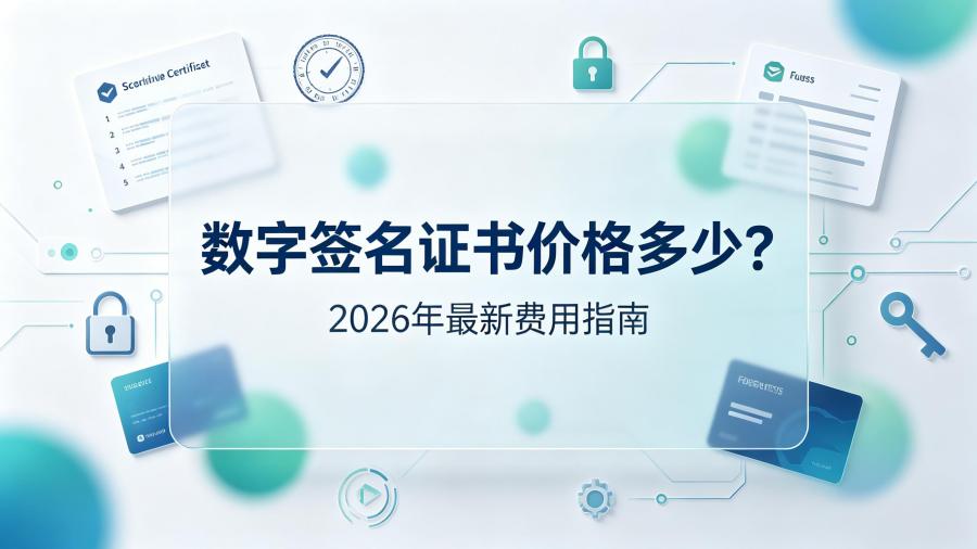 数字签名证书价格