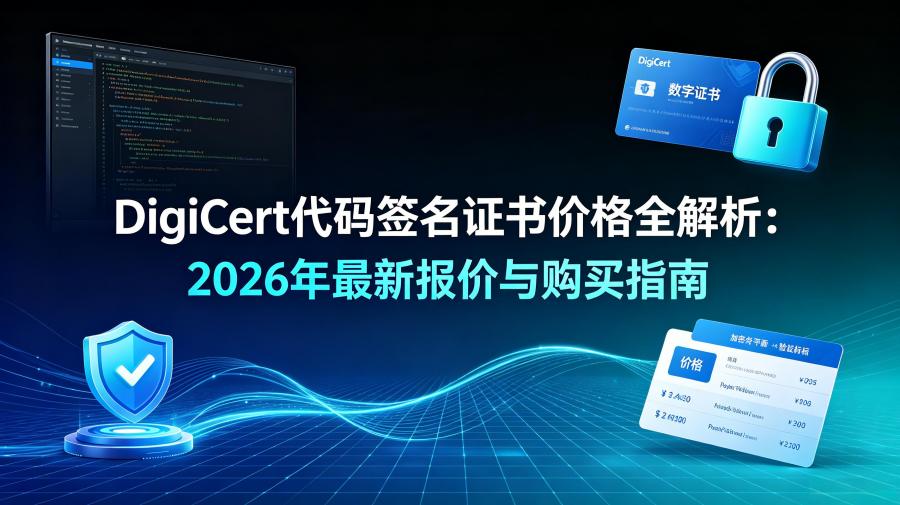 DigiCert代码签名证书价格