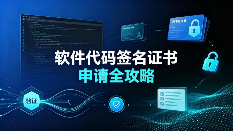 软件代码签名证书申请