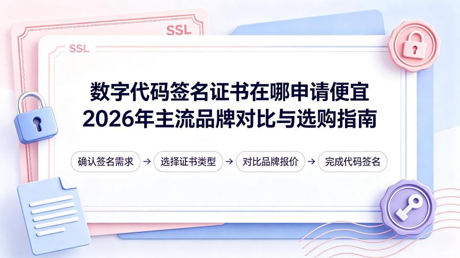 数字代码签名证书