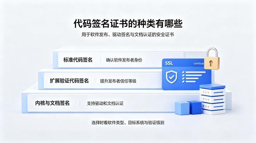 代码签名证书的种类