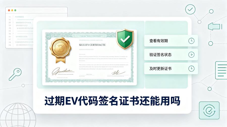 过期EV代码签名证书