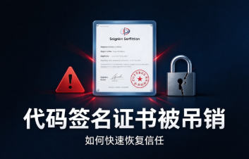 代码签名证书被吊销怎么办?从清点旧包到恢复新版交付
